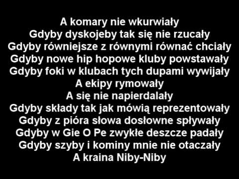 Paktofonika Gdyby Tekst I Tlumaczenie Piosenki Na Tekstowo Pl