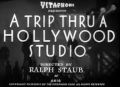 Soundtrack A Trip Thru a Hollywood Studio